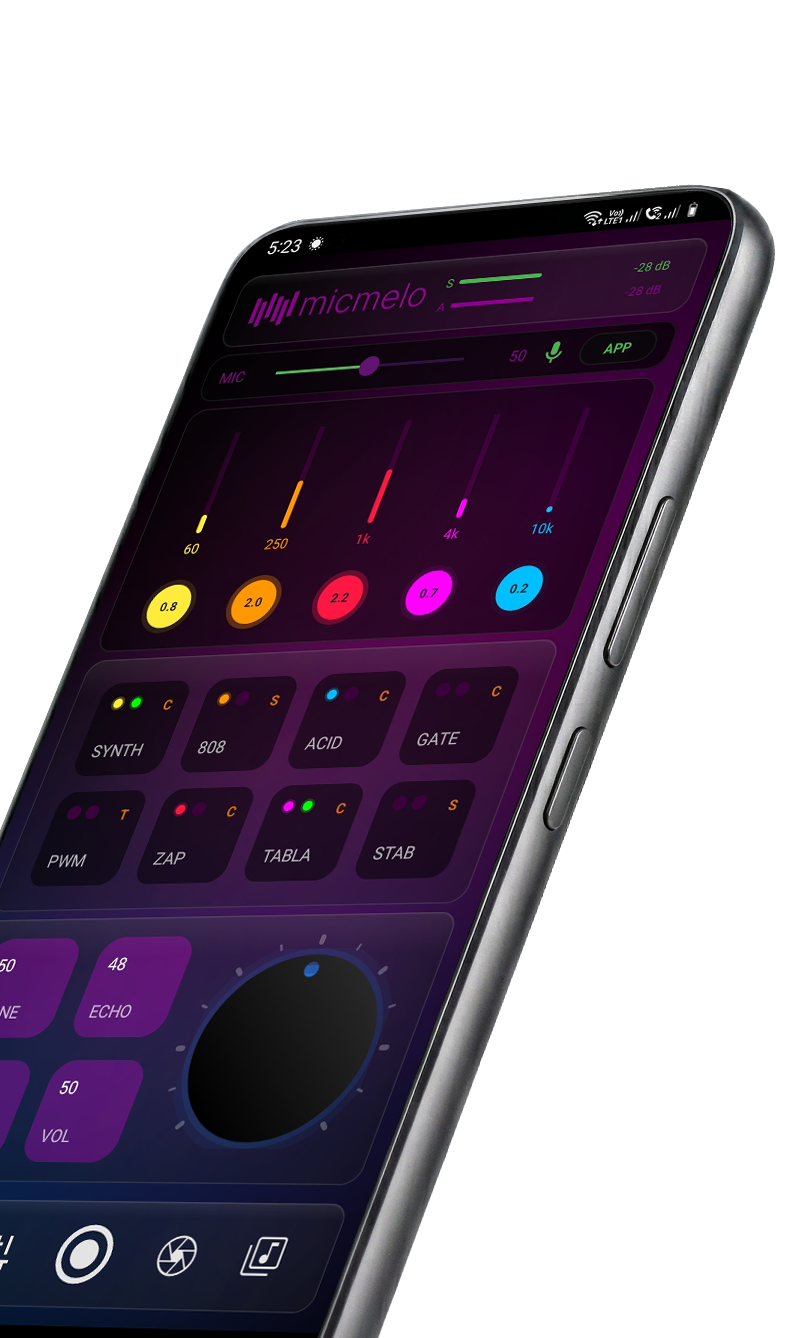 MicMelo app concept illustration